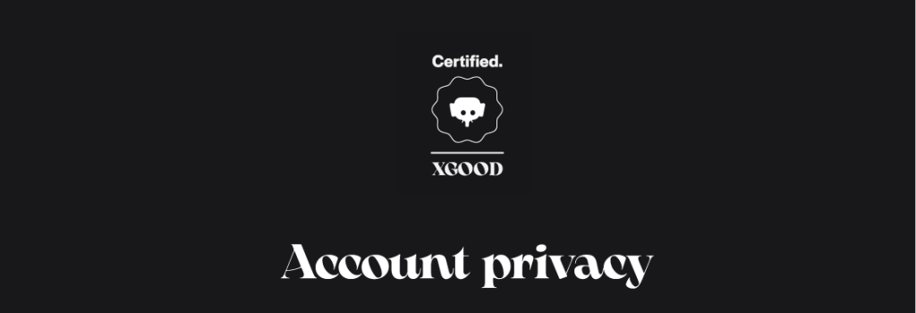 Account privacy Account privacy