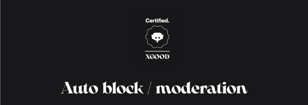 Auto block moderation Auto block moderation