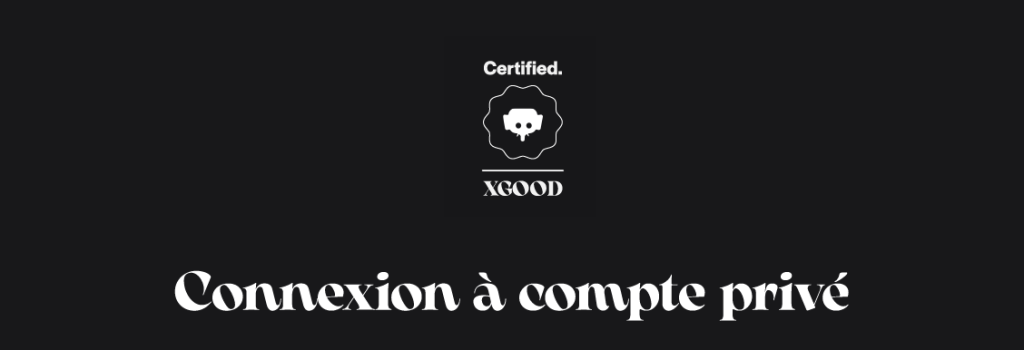 Connexion à compte privé Connexion à compte privé