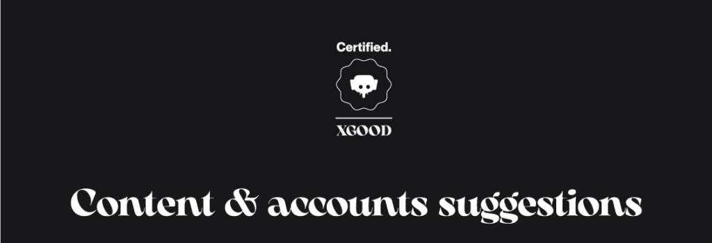 Content & accounts suggestions Content & accounts suggestions