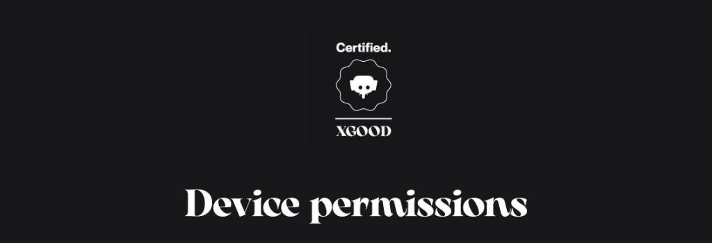 Device permissions Device permissions