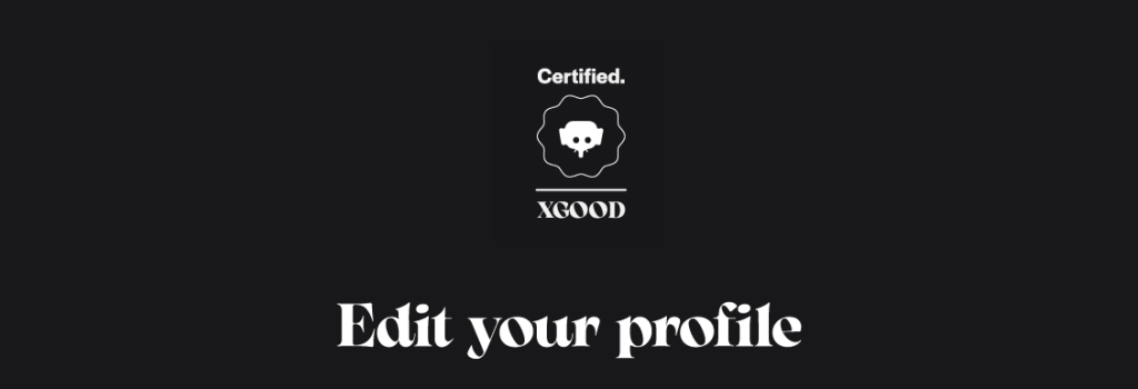 Edit your profile Edit your profile