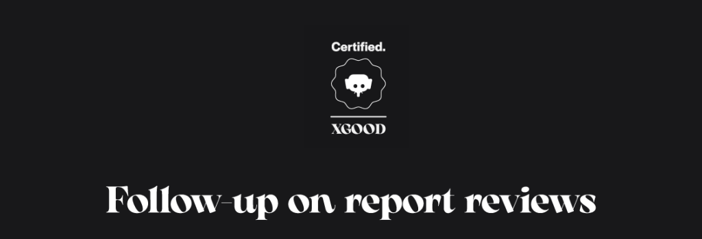 Follow-up on report reviews Follow-up on report reviews