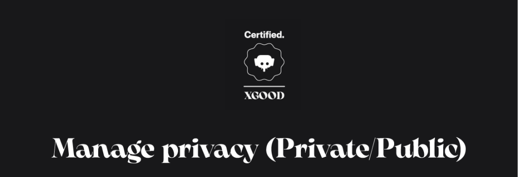 Manage privacy (PrivatePublic) Manage privacy (PrivatePublic)