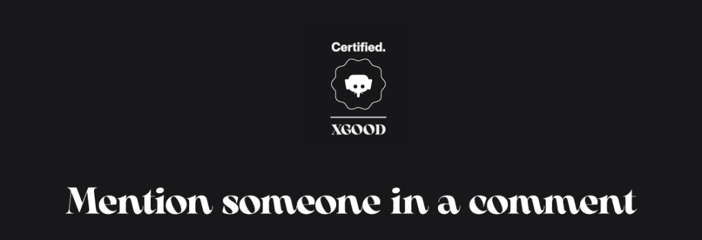 Mention someone in a comment Mention someone in a comment