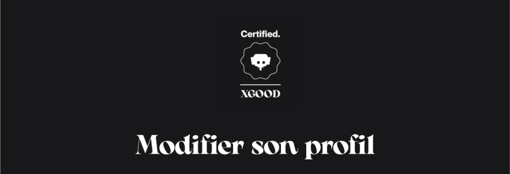 Modifier son profil Modifier son profil