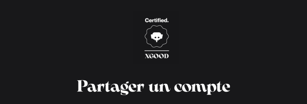 Partager un compte Partager un compte
