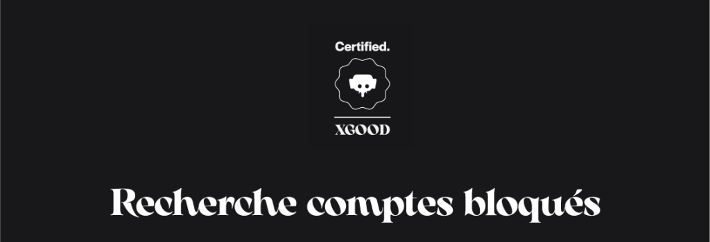 Recherche comptes bloqués