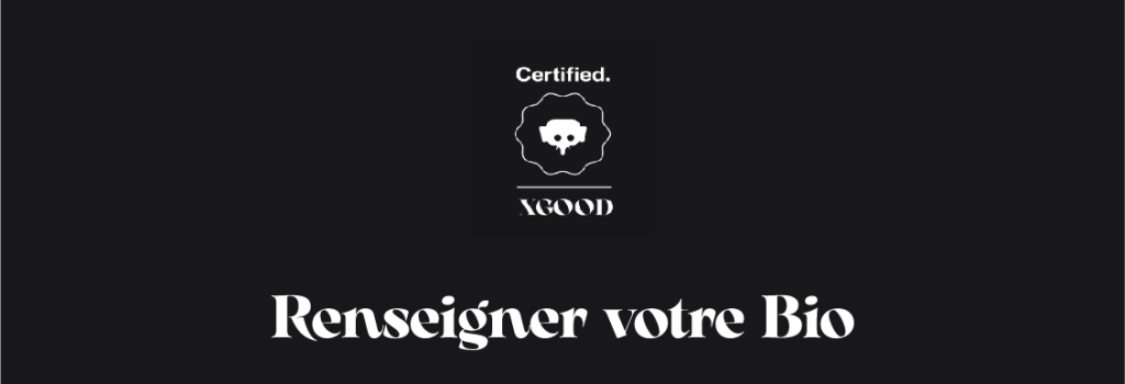 Renseigner bio Renseigner bio