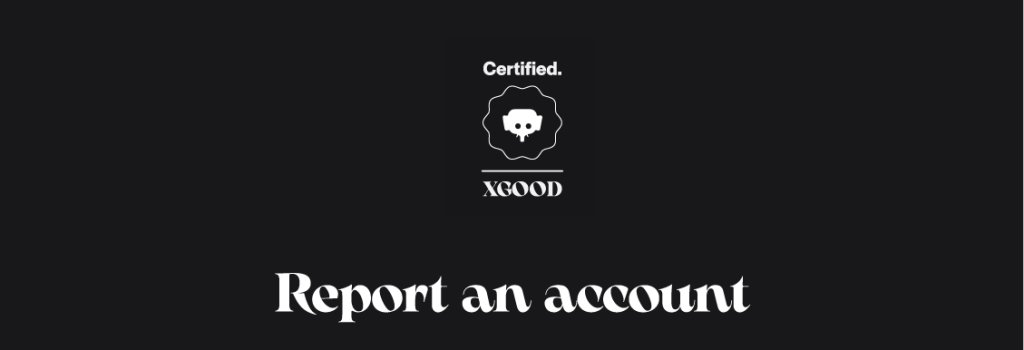 Report an account Report an account