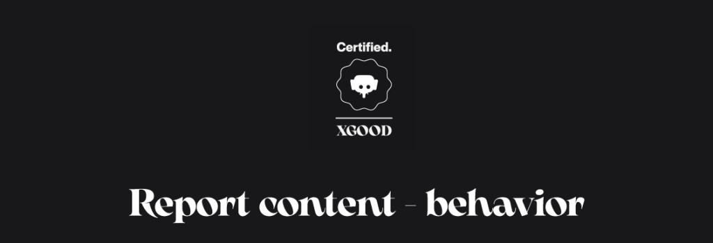 Report content - behavior