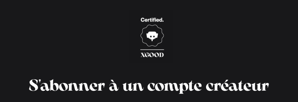 S’abonner à un compte créateur S'abonner à un compte créateur