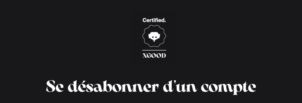 Se désabonner d’un compte Se désabonner d'un compte
