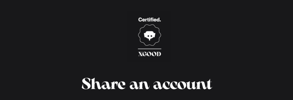 Share an account Share an account