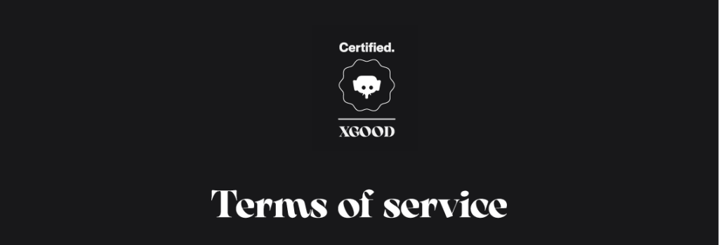 Terms of service