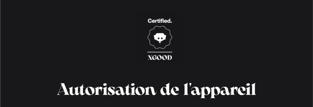 autorisation de l’appareil (modif) autorisation de l'appareil (modif)
